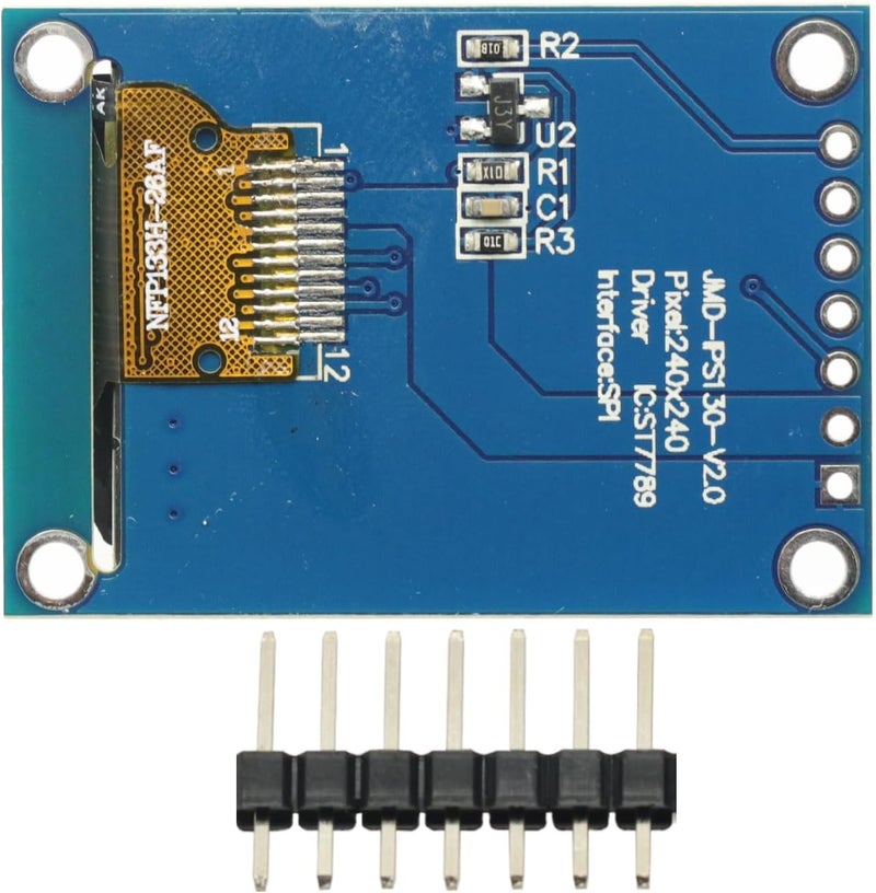 GODIYMODULES 2 Pcs IPS 1.3 Inch 3.3V 7PIN Full Color TFT Display Screen ST7789 Drive IC 240 * 240 LCD OLED Display 240x240 for Arduino STM32 C51 - Image 4